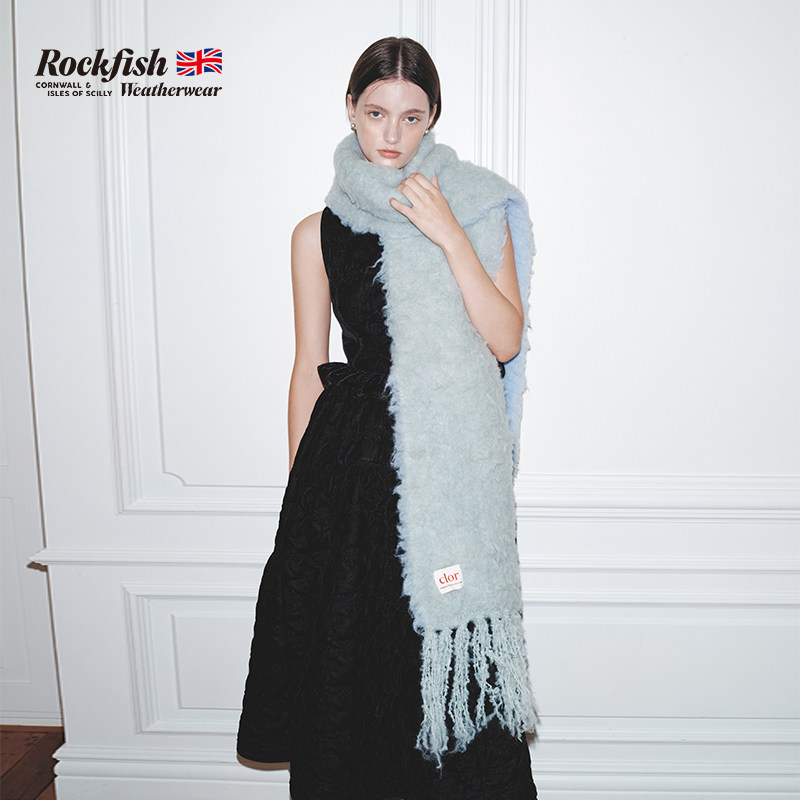 RockfishWeatherwear冬季保暖柔软蓬松流苏双面披肩超大毛绒围巾,运动包/户外包/配件,围巾/围脖,淘宝优惠券,粉丝福利购,淘宝优惠卷