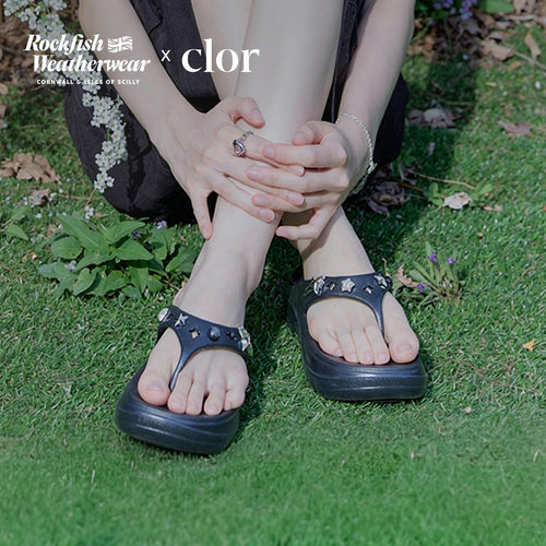 【联名款】RockfishWeatherwear x Clor 26秋冬新款厚底人字拖