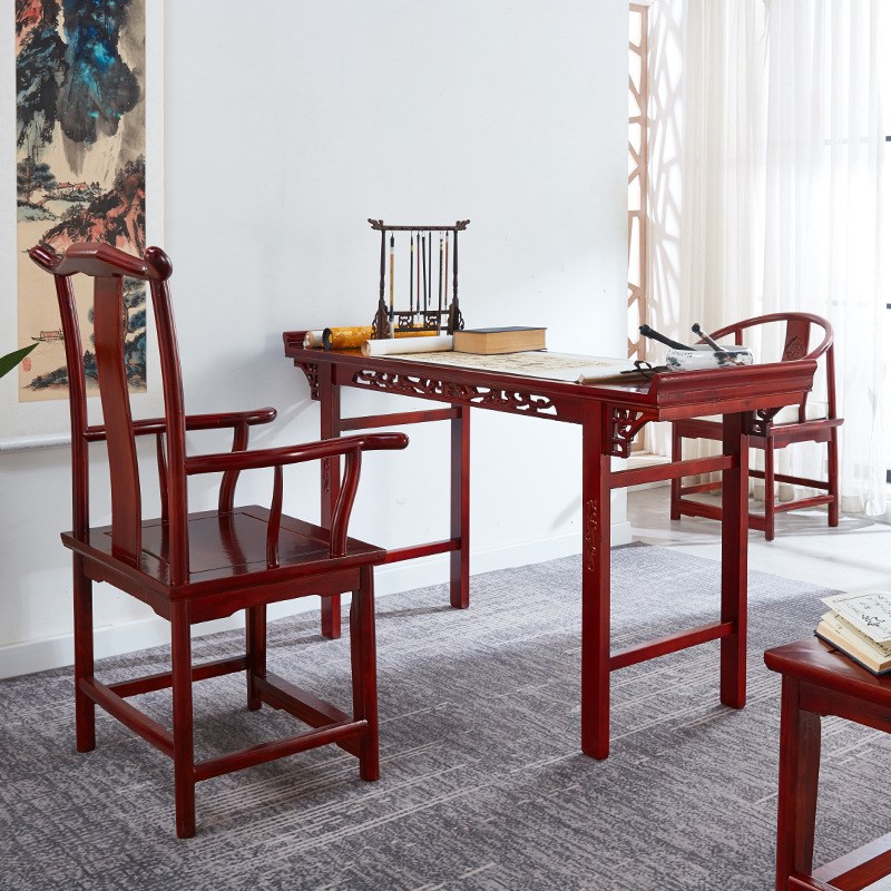 新中式玄关桌实木入户条几香案现代简约靠墙端景台客厅玄关台供桌