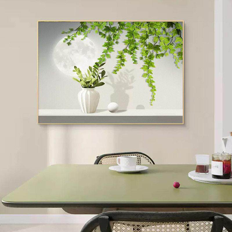 如沐春风钻石画客厅简约清新植物贴钻十字绣餐厅满钻石绣刺绣小件