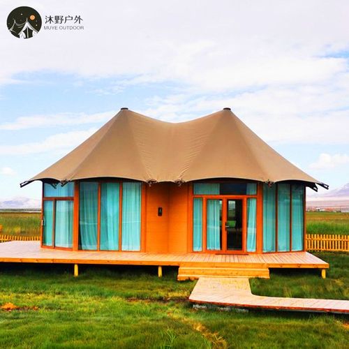 辽宁野外露营旅游度假村豪华峰形篷房户外民宿营地酒店帐篷厂家