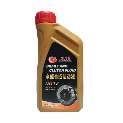 拓牌全能合成制动液DOT3刹车油纯度高叉车铲车离合系统低温纯净度