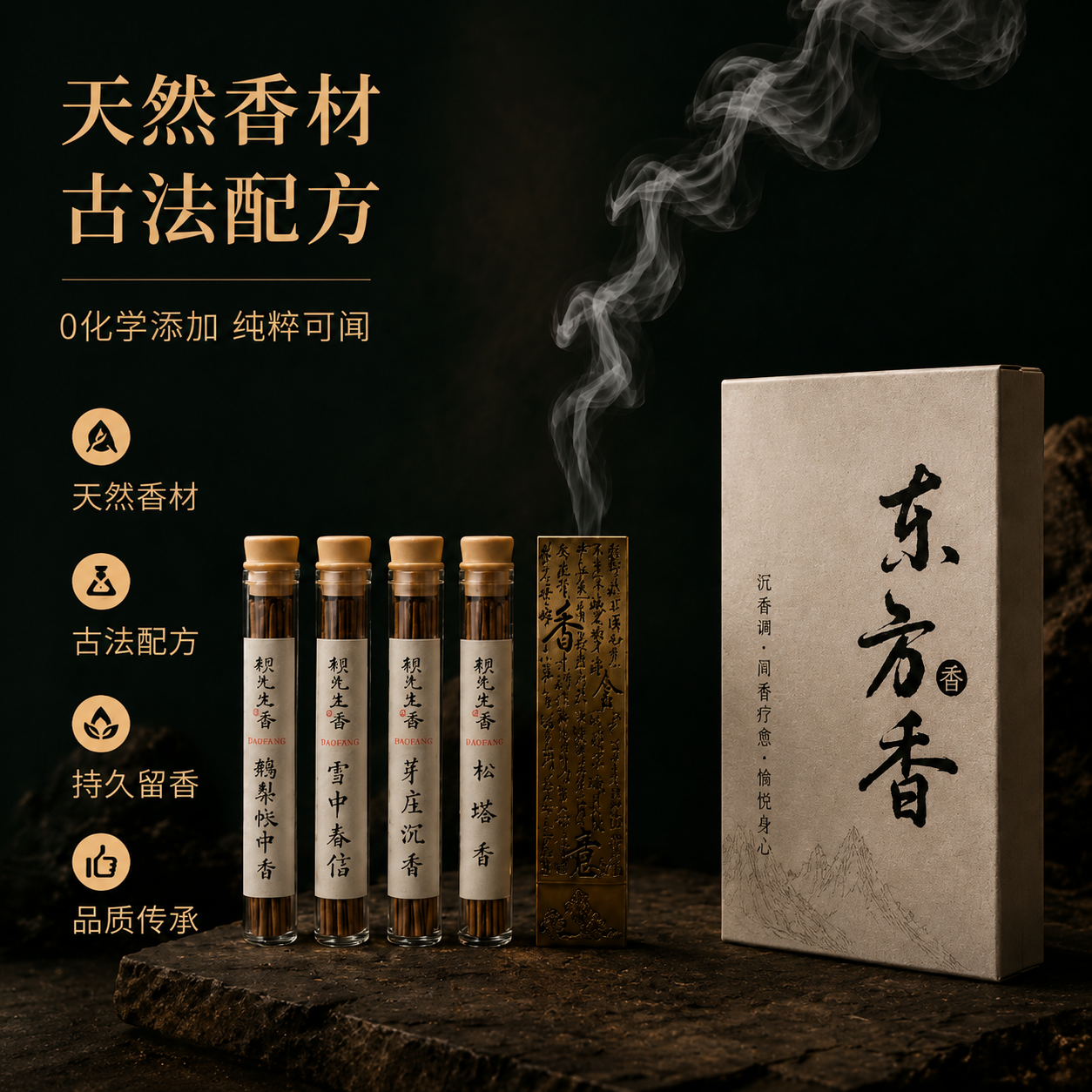 线香东方香室内家用鹅梨香雪中春信芽庄沉香松塔香酒店办公会客