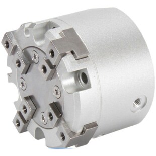 亚德客气动手指气缸HFCY16/20/25/32/40/50/63平行开闭三爪气缸