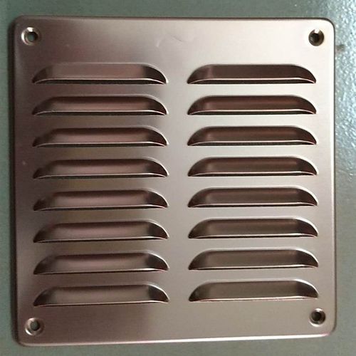 通风口百叶窗出风口散热冲孔方形新款多孔板透气暖气罩防水小百叶