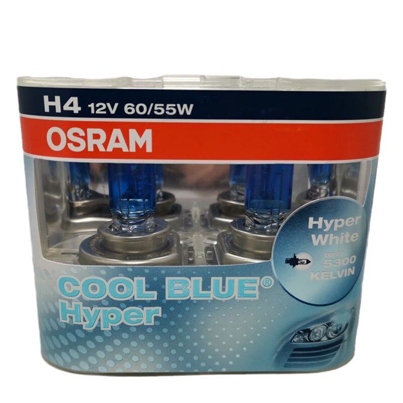 欧司朗炫蓝5300K CBH H1H4H7H11HB3HB4 9006超白光汽车远近光灯泡