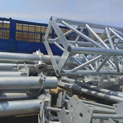 交通标志杆件厂家镀锌L杆F杆立柱标识指示牌立杆 道路标志牌立柱