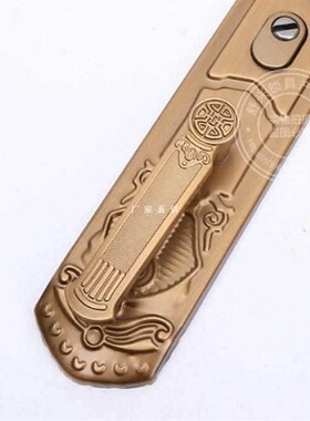 防盗门把手烤漆黄色别墅门锁面板孔距235通用型左右可调不分左右