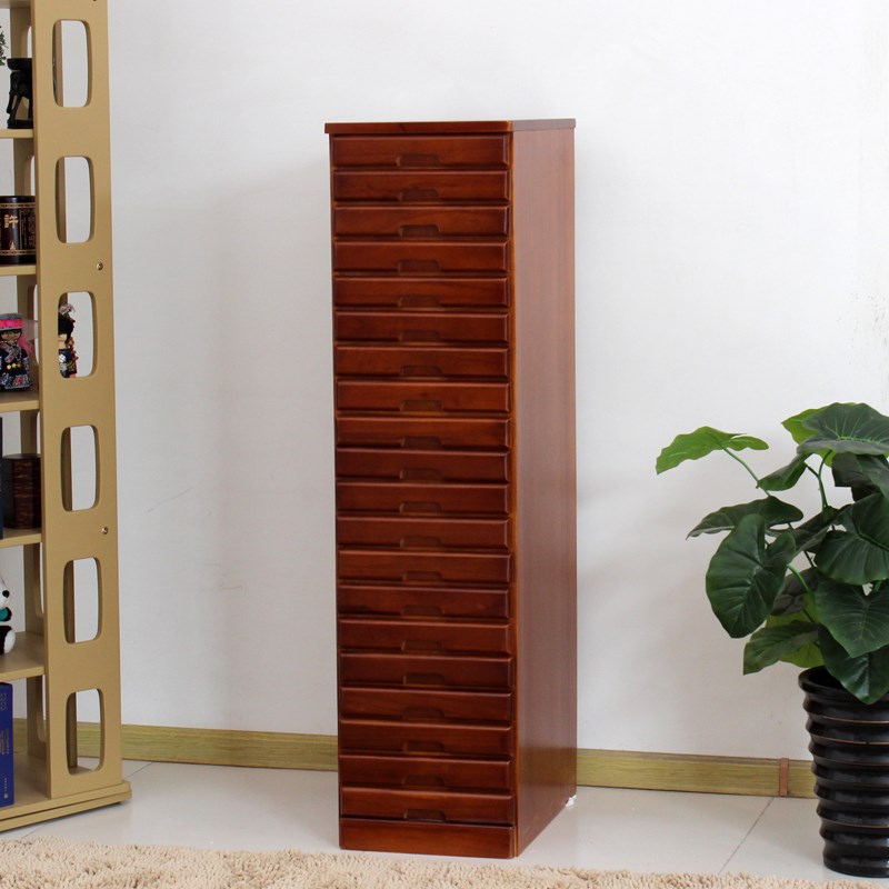 A10LA4文件柜木质多斗柜抽屉柜实木资料柜办公家具柜子日式档案柜