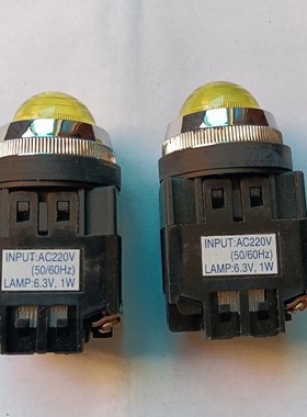 原装建兴黄色指示灯KPL30-2A