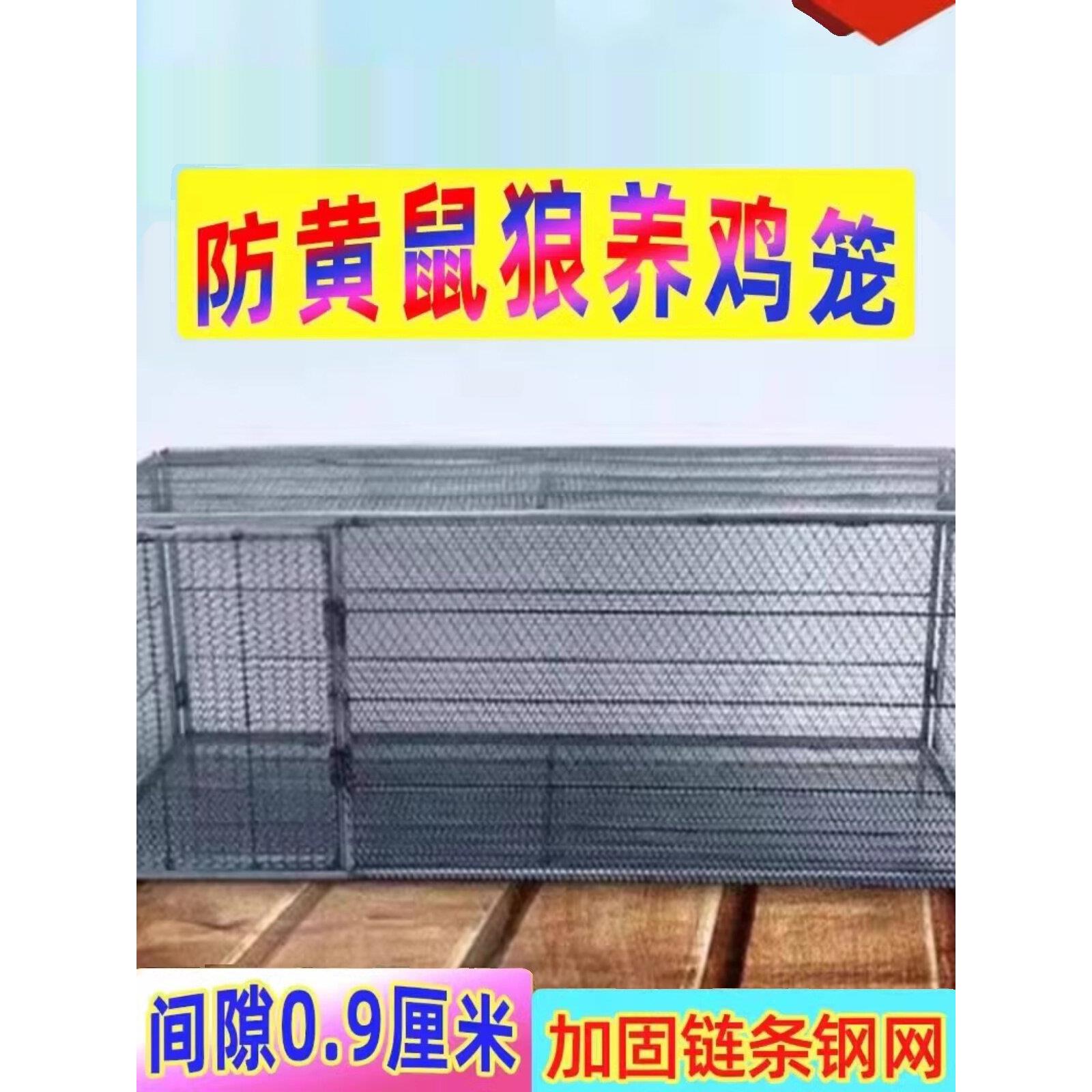家养鸡笼户外防鼠防狼加密防雨鹅鸭兔芦丁鸽不锈钢养殖笼