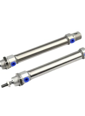 迷你气缸MI10/12/16/20/25/32/40X25x50*75-100X125X150X175X250S