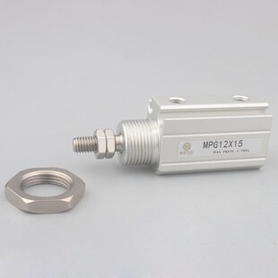 亚德客型面板型气缸MPG15X5X10X15X20X25X30X35X40X45X50-S-N