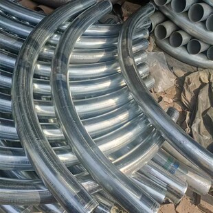 90度镀锌穿线弯管 180度过轨弯管6D 8D10D大倍数穿电缆过桥弯管