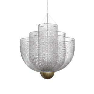 楼灯具 客厅餐厅复式 后现代轻奢个性 创意网格艺术吊灯设计师风格