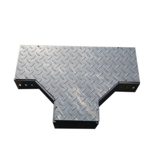 热浸锌槽式水平三通 镀锌桥架三通 电缆桥架配件 热浸锌三通桥架