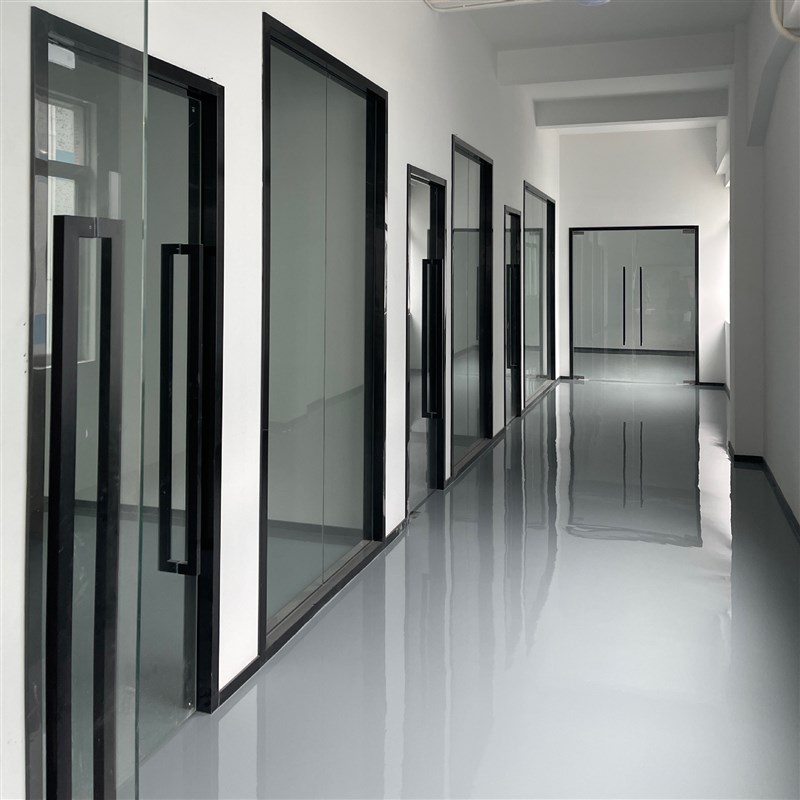 环氧树脂地坪漆厂房车间防尘耐磨地板漆包工包料自流平地坪漆施工