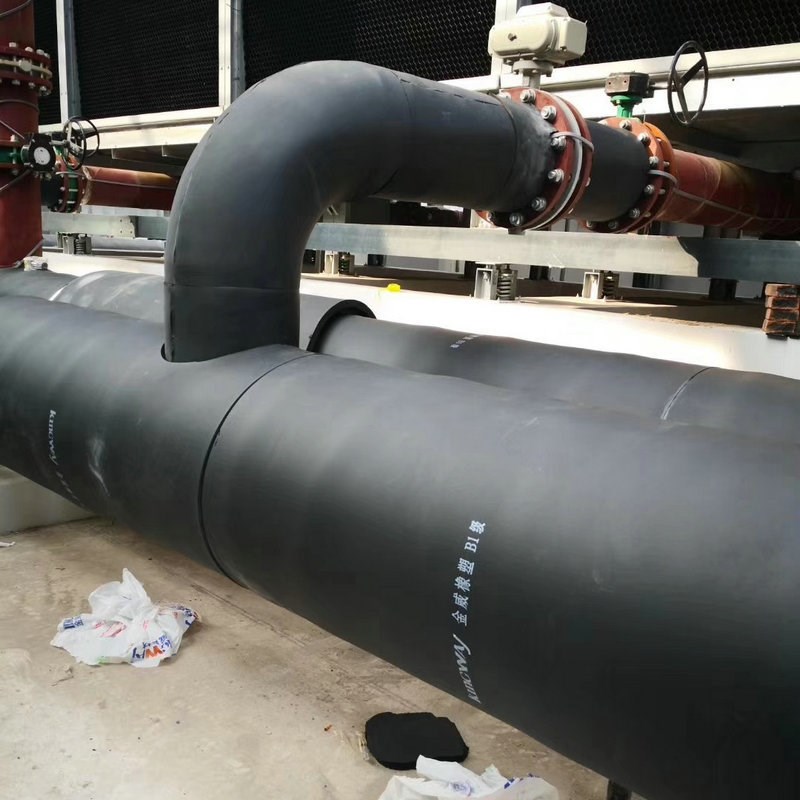 b1级橡塑保温管 金威阻燃隔热橡塑管报价 高密度橡塑海绵空调管