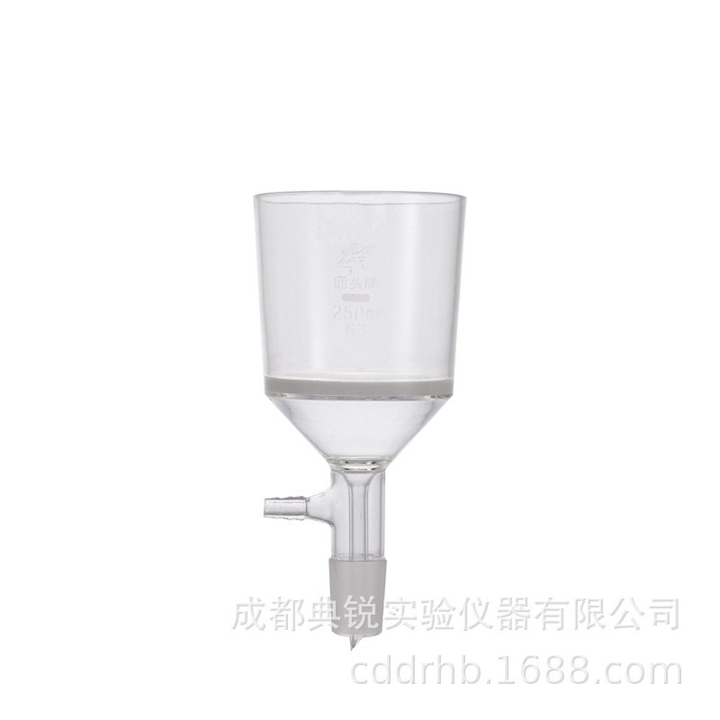 厂价砂芯抽滤漏斗玻砂抽滤漏斗标口40ml60ml100ml250m500ml1000ml
