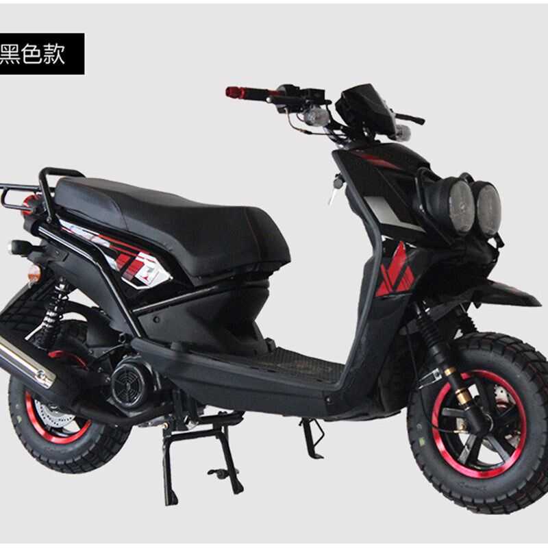 150金浪王野动力燃油助力车轻便两轮跑车酷车 lu虎款踏板摩托车