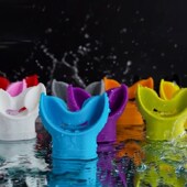 潜水面镜源头供货 跨境潜水咬嘴 自由潜水配件可塑性咬嘴10色可选