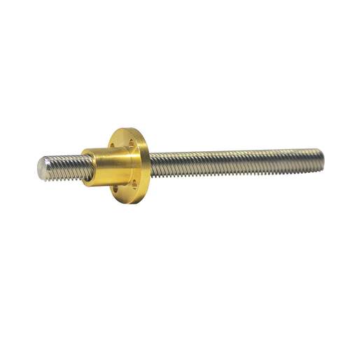 link cnc 304不锈钢T12丝杆梯形丝杠配螺母螺距2mm导程20mm