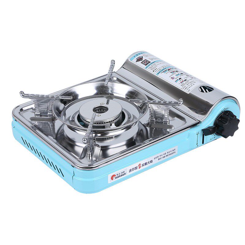鲜迷你轻巧型卡式炉MS-7000户外防风便携野炊炉具瓦斯炉