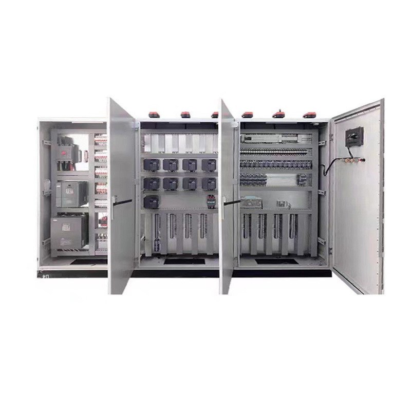 PLC编程电器控制柜恒压供水风电机调速变频器低压配电箱.