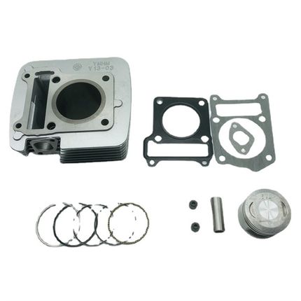 摩托车配件建设天剑YBR125套缸 发动机JYM125气缸活塞环组合