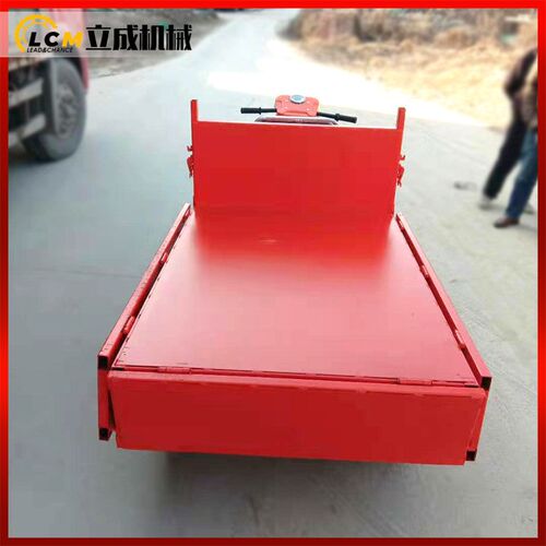 厂家工地载重1吨电动方斗车侧边可拆卸搬货三轮车乡镇建设拉货车