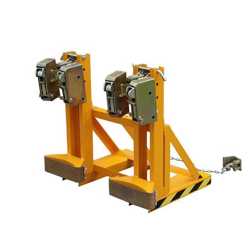 现货促销单双鹰嘴油桶夹具叉车抓桶器DG1000B重型卸桶器