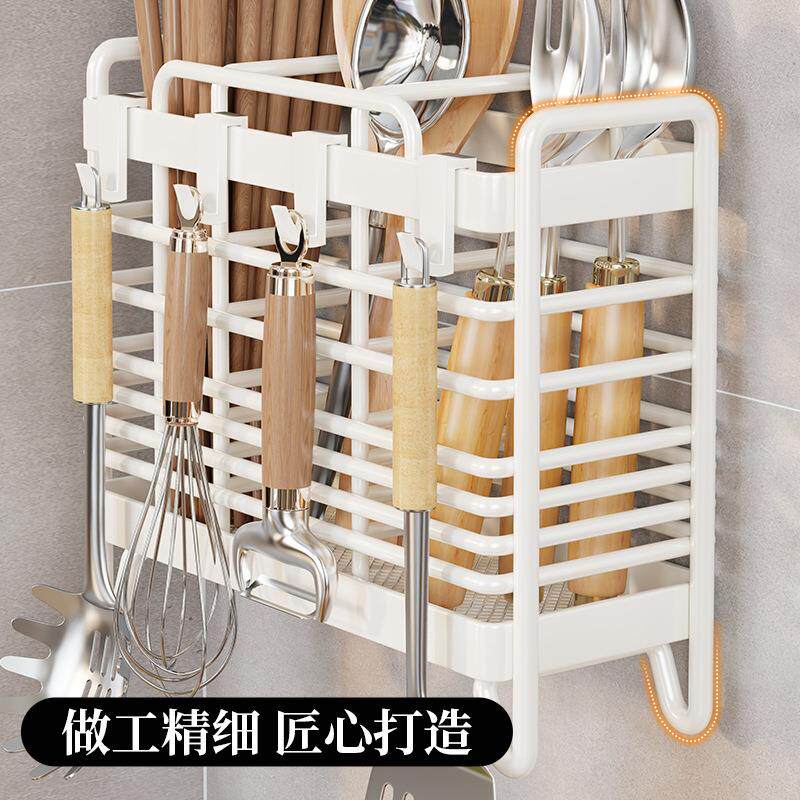 厨房筷子笼置物架壁挂式餐具收纳餐具笼/架