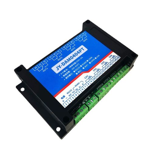 DAM0404-PT 高精度4路通道PT100温度采集模块 继电器控制输出模块