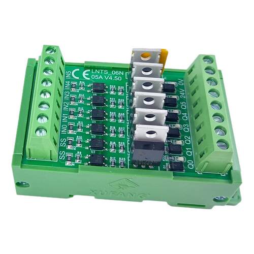 LNTS06N直流放大板NPN光耦隔离输入通用12/24V 输出放大板PLC模块