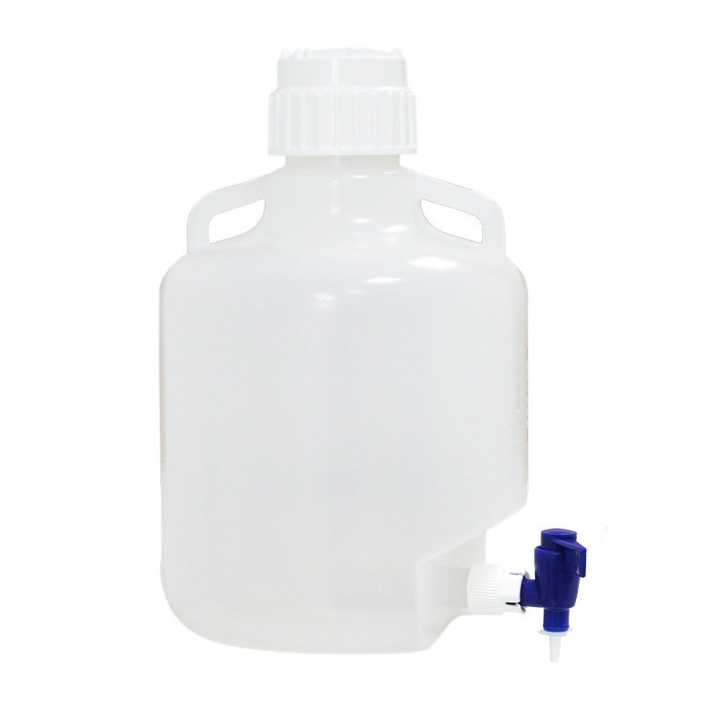 Biosharp放水桶PP蒸馏水桶塑料放水瓶下口瓶实验室储水桶5/10/20L
