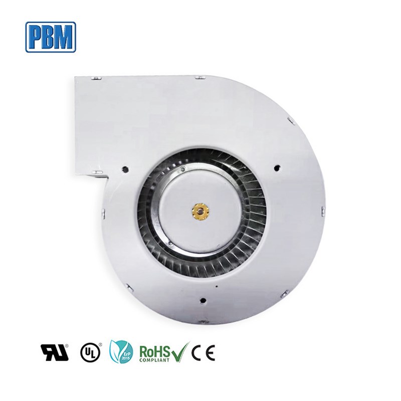 直流外转子无刷换向电机100mm叶轮直径离心风机单进风蜗壳风机