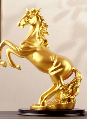 马到成功工艺品艺术摆件高档轻奢家居客厅酒W柜办公室创意