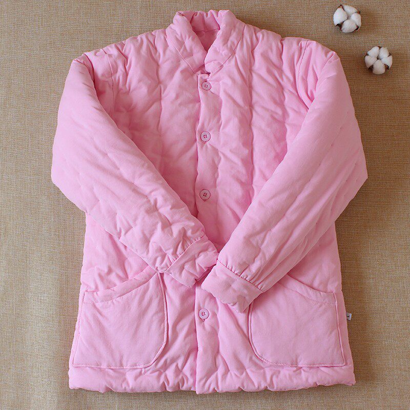 手工纯棉花女士棉袄中老年棉衣成人加厚保暖棉服居家外穿冬季外套