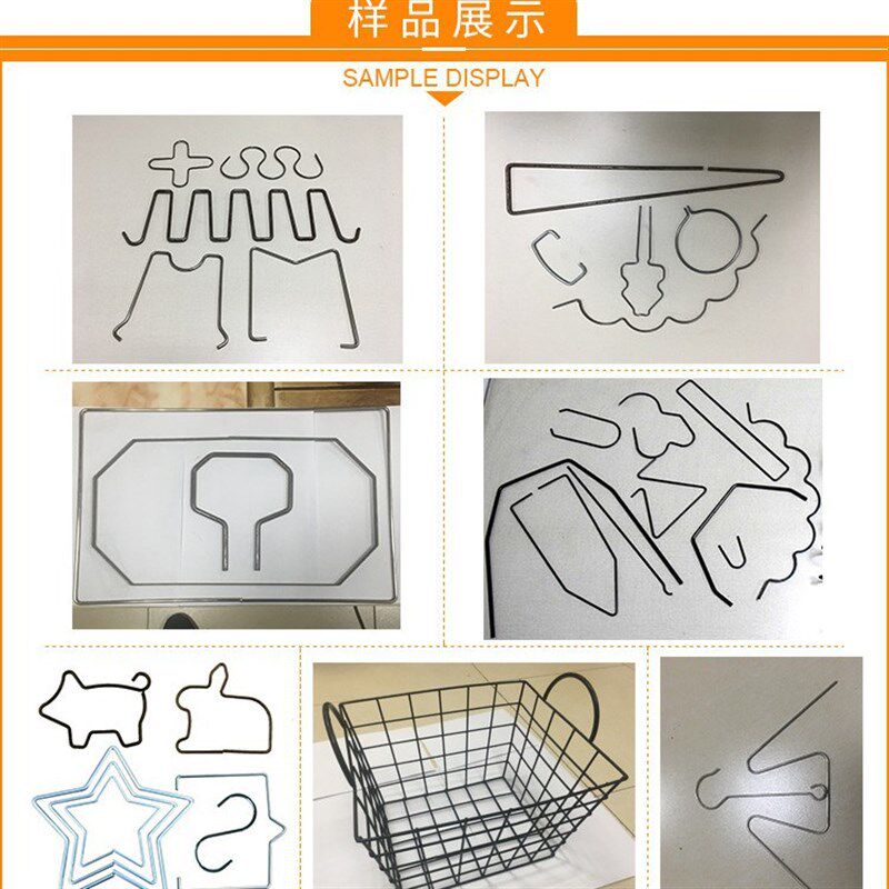 自动2d铁线折g弯机2-6线材折弯成型机超市货架挂钩篮子钢丝弯线机