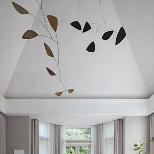 艺术悬挂天井装饰中庭吊饰美陈布置挂饰考尔德动态平Z衡雕塑装置