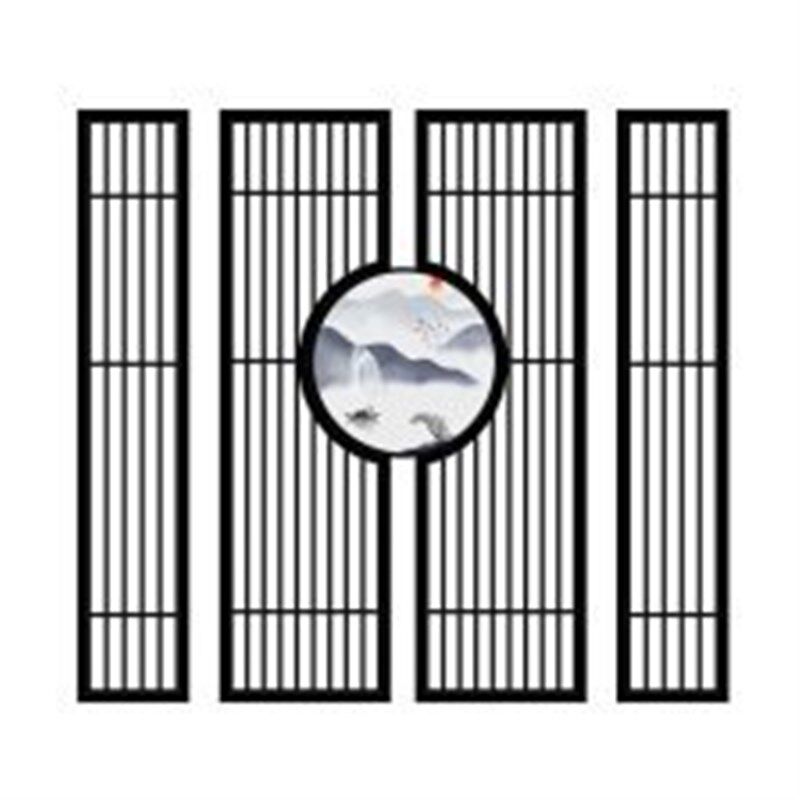 可定制实木花格镂空隔断格栅日式推Q拉门屏风中式花格