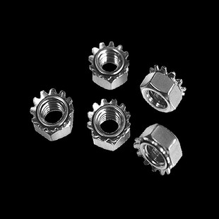 花齿螺母 304不锈钢K帽 K型螺母 K母