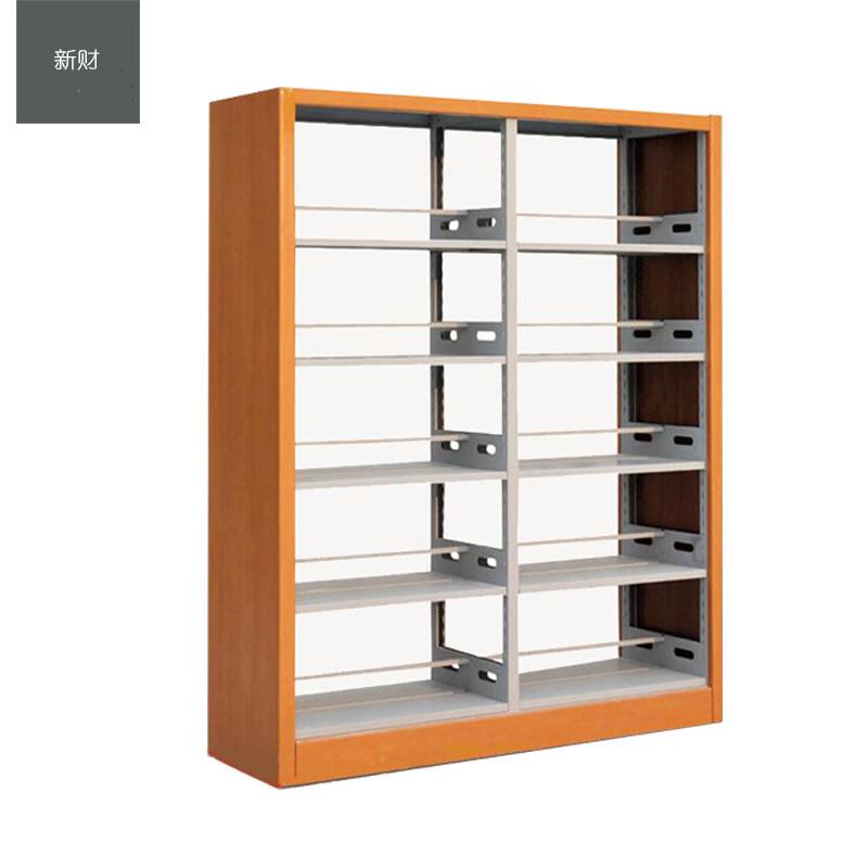 钢制书架图书馆书架单双面资料架阅览室组合书架厂家