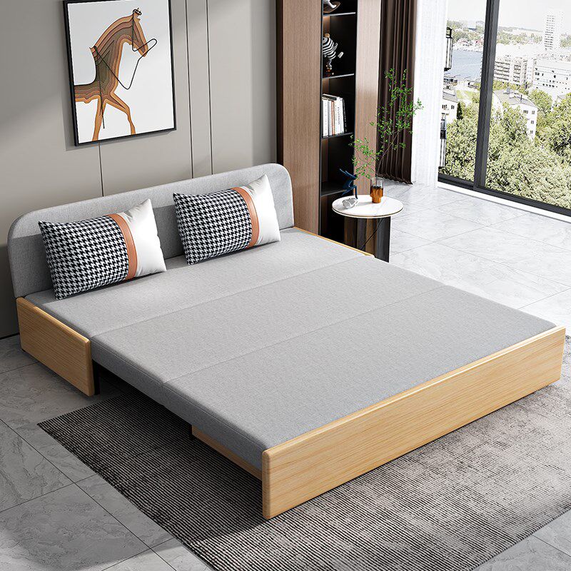 两用可折叠沙发床两用客厅大小户型多功能单双人实木办公室午休床