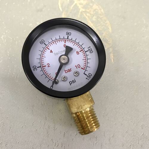 径向 立式 普通压力表 压力10bar 150psi 直径40mm 螺纹ZG1/4