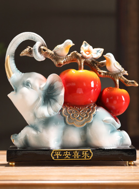 大象摆件客厅电j视柜酒柜装饰品玄关展示柜工艺品乔迁礼物