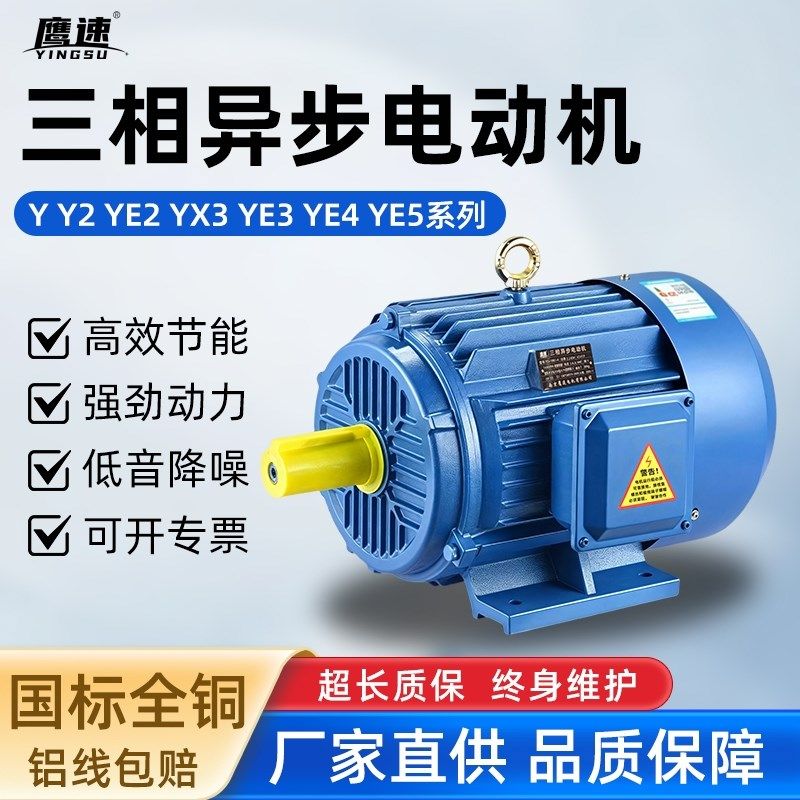 YE3-100L1-4 2.2KWY112vM-4/YE2-132S1-2 5.5kw三相异步马达380V