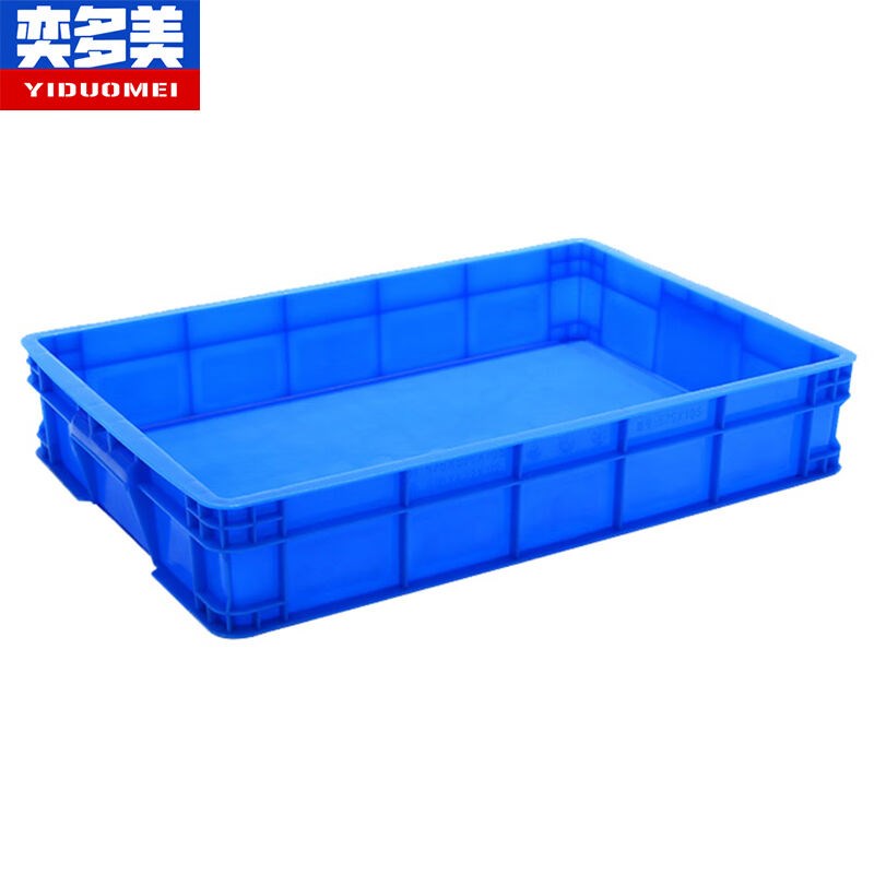 奕塑料周b转箱收纳储物箱长方形物流中转箱货框可配盖子610*42