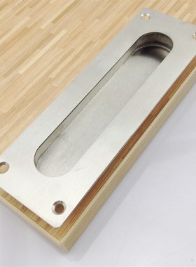 304不锈钢拉丝明装暗拉手 移门拉手 衣柜内抽屉拉手 加长暗拉手