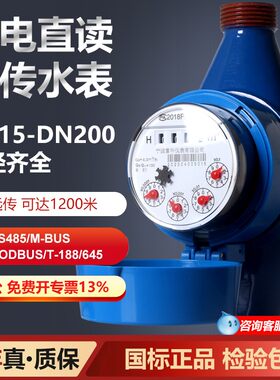宁波485光电直读远传水表电子智能远程抄表大口径法兰式水表DN50
